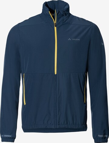 VAUDE Athletic Jacket 'Cyclist Air' in Blue: front
