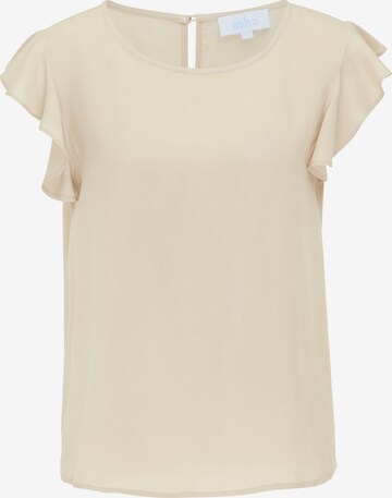 usha BLUE LABEL Bluse in Beige: predná strana