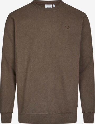 Cleptomanicx Sweatshirt 'Ligull' in Braun: predná strana