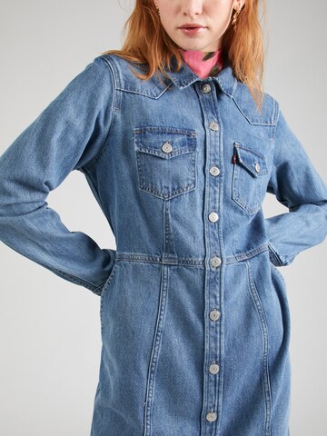 LEVI'S ® Skjortklänning 'Flynn Western' i blå