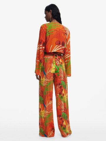 Desigual Loosefit Broek 'Wrap' in Oranje