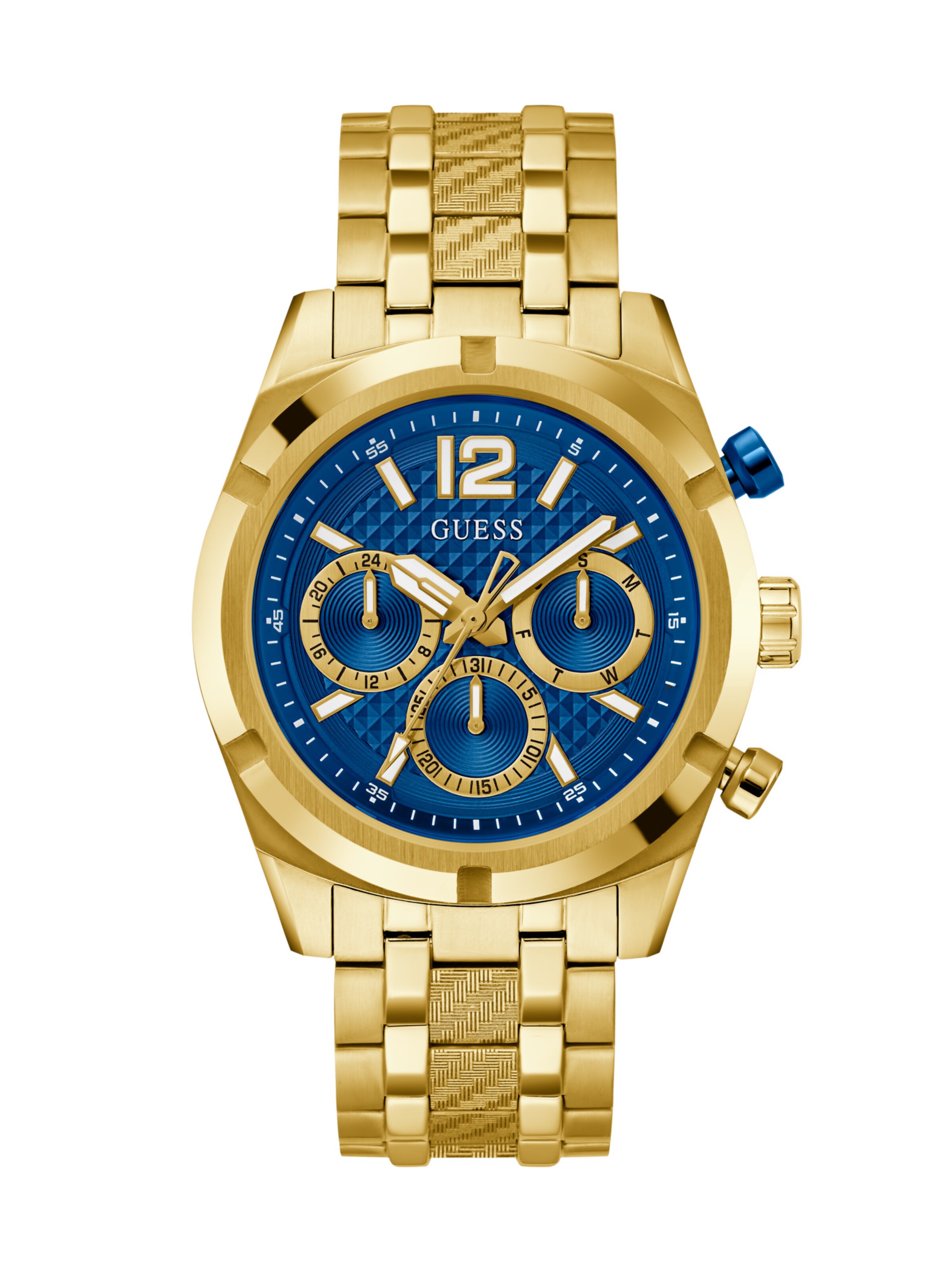 GUESS Analoog horloge 'Resistance' in Goud