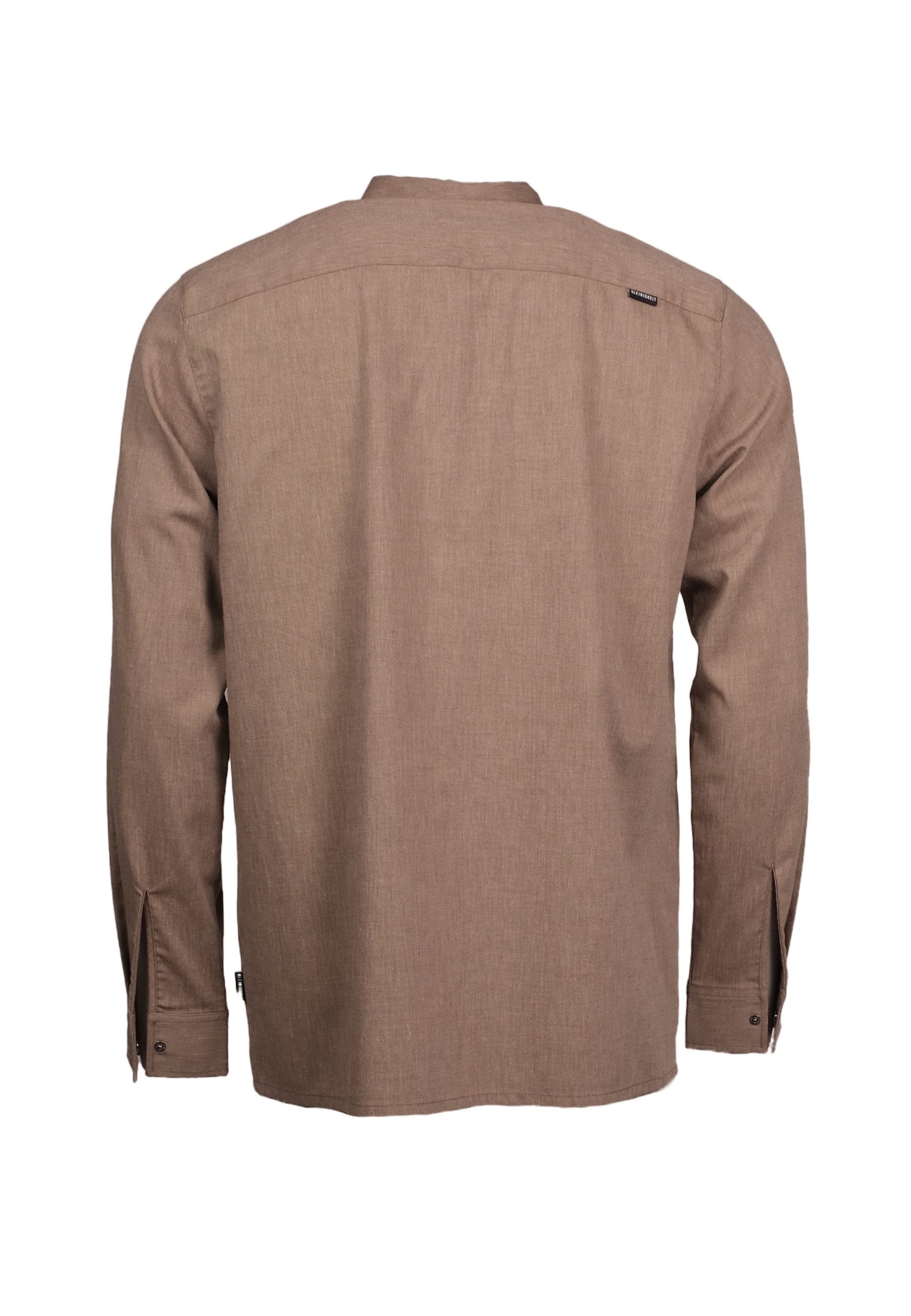 Kleinigkeit Regularny krój Koszula 'Lein Gosling' w kolorze brązowy