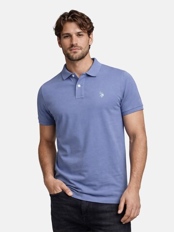 T-Shirt U.S. POLO ASSN. en bleu : devant