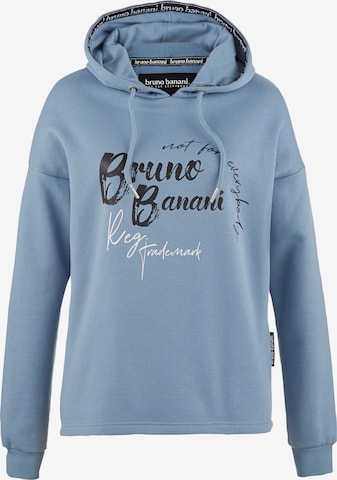 BRUNO BANANI Sweatshirt 'Cameron' in Blauw: voorkant