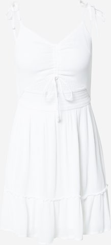 HOLLISTER Summer dress in White: front