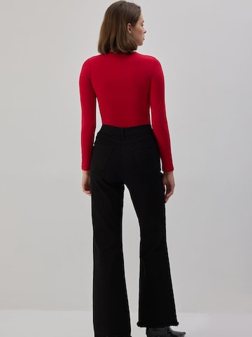 Body 'Draped Bodysuit' Touché Privé en rouge