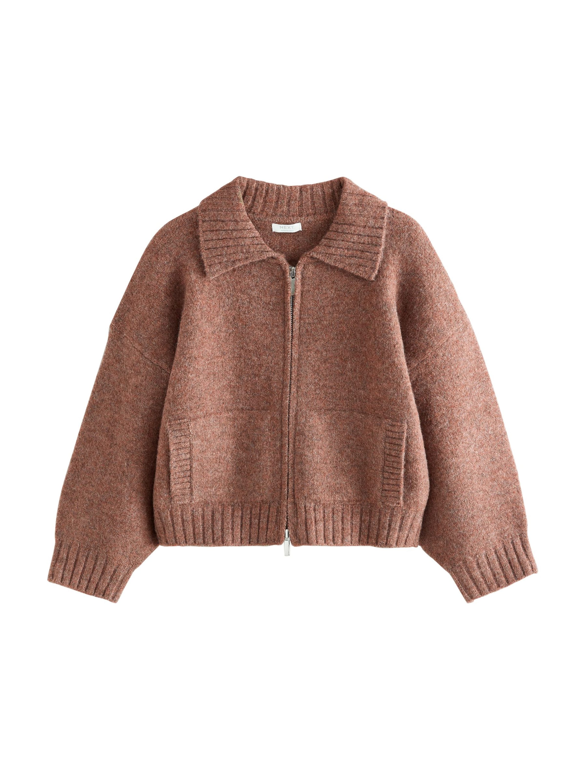 Next Cardigan i brun: forside