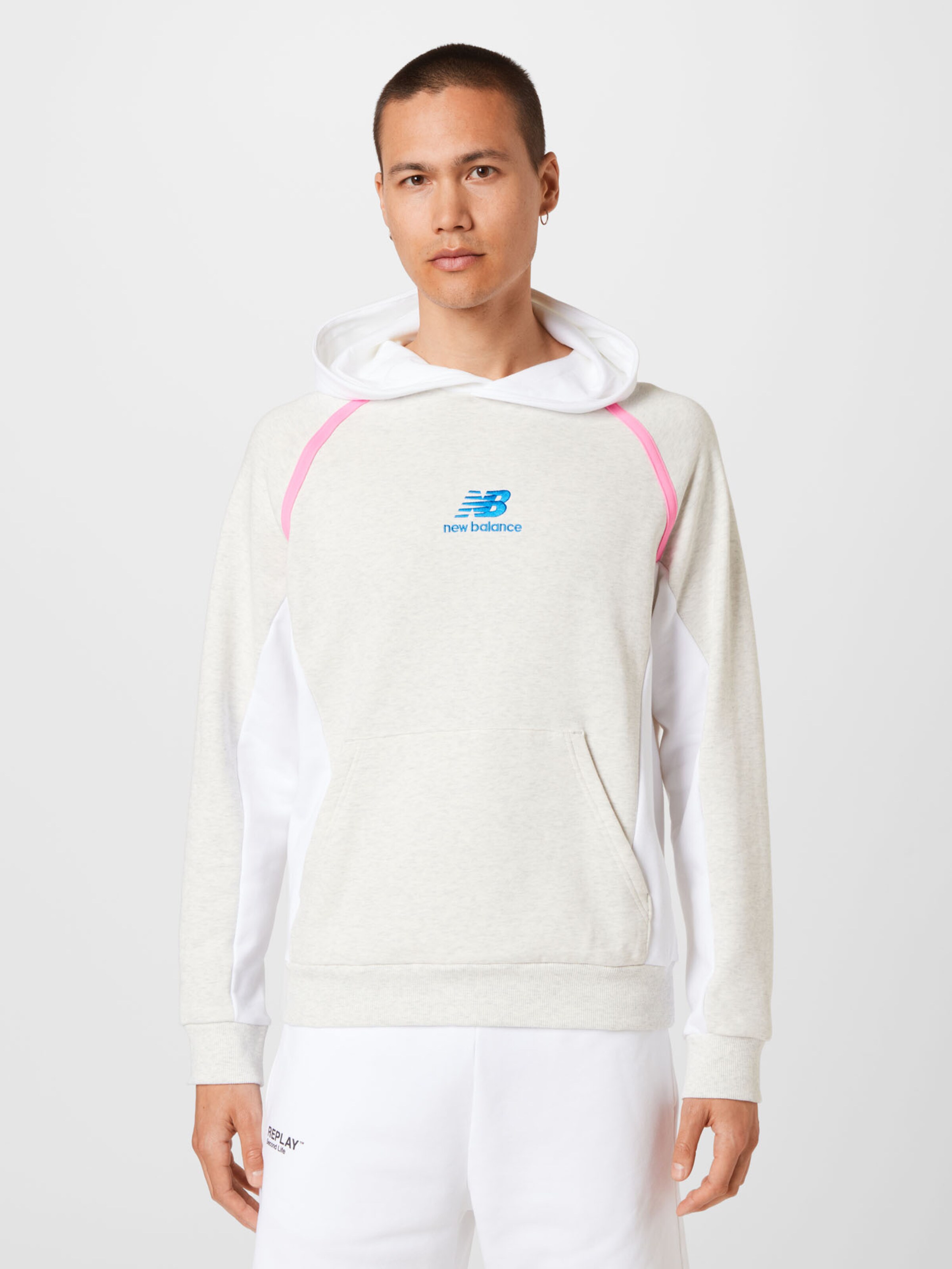 Männer Sweat new balance Sweatshirt in Graumeliert - NC69349 Männer Sweat new balance Sweatshirt in Graumeliert - NC69349