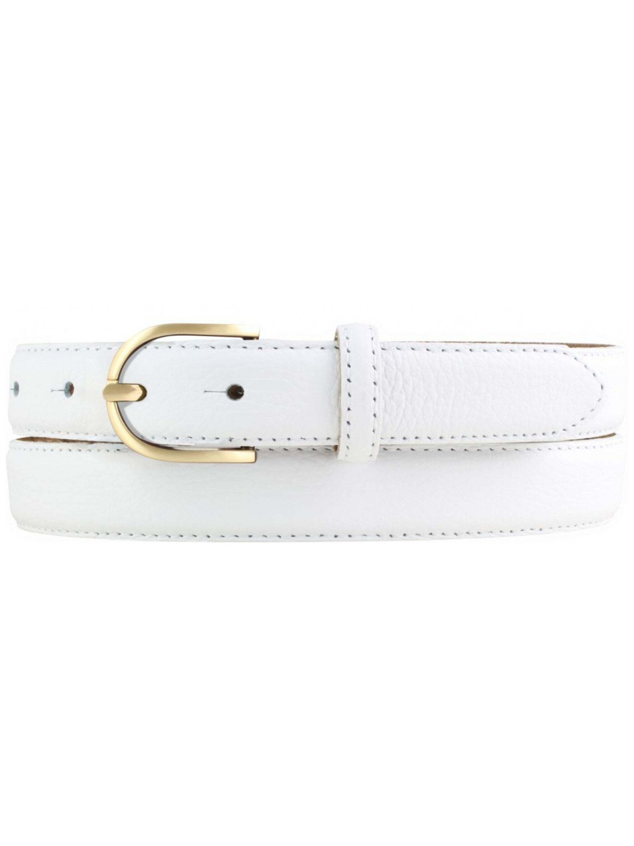 BELTINGER Belt 'Alghero' in White: front