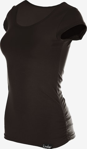 Winshape Performance shirt 'WTR4' in Black