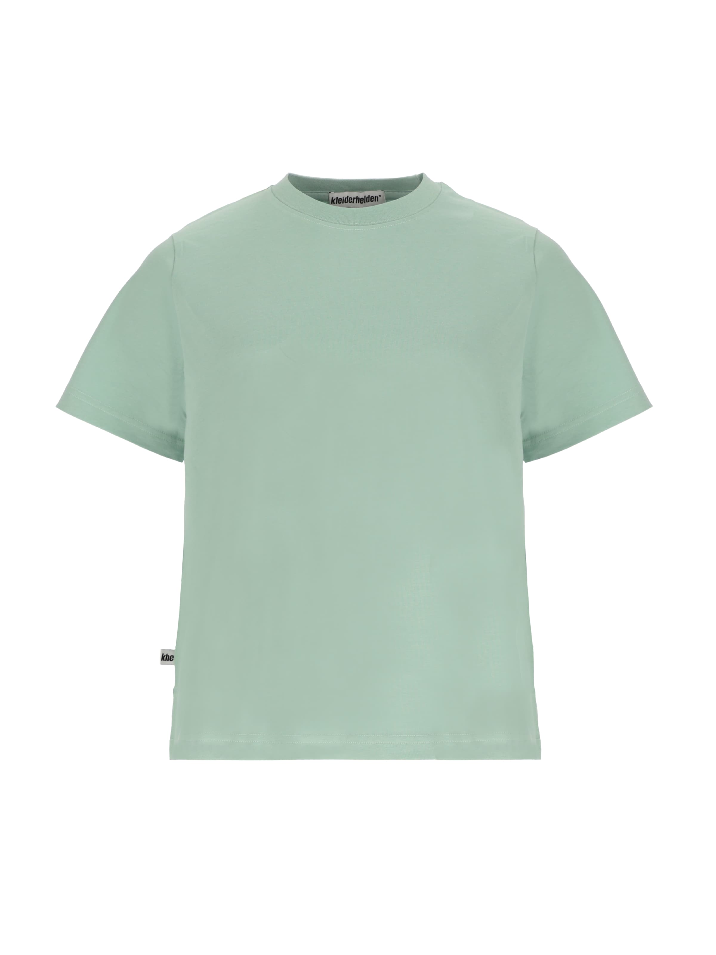 kleiderhelden Shirt 'kheTee, regular fit T-Shirt made from regenerative cotton'‌ in Grün: Vorderseite