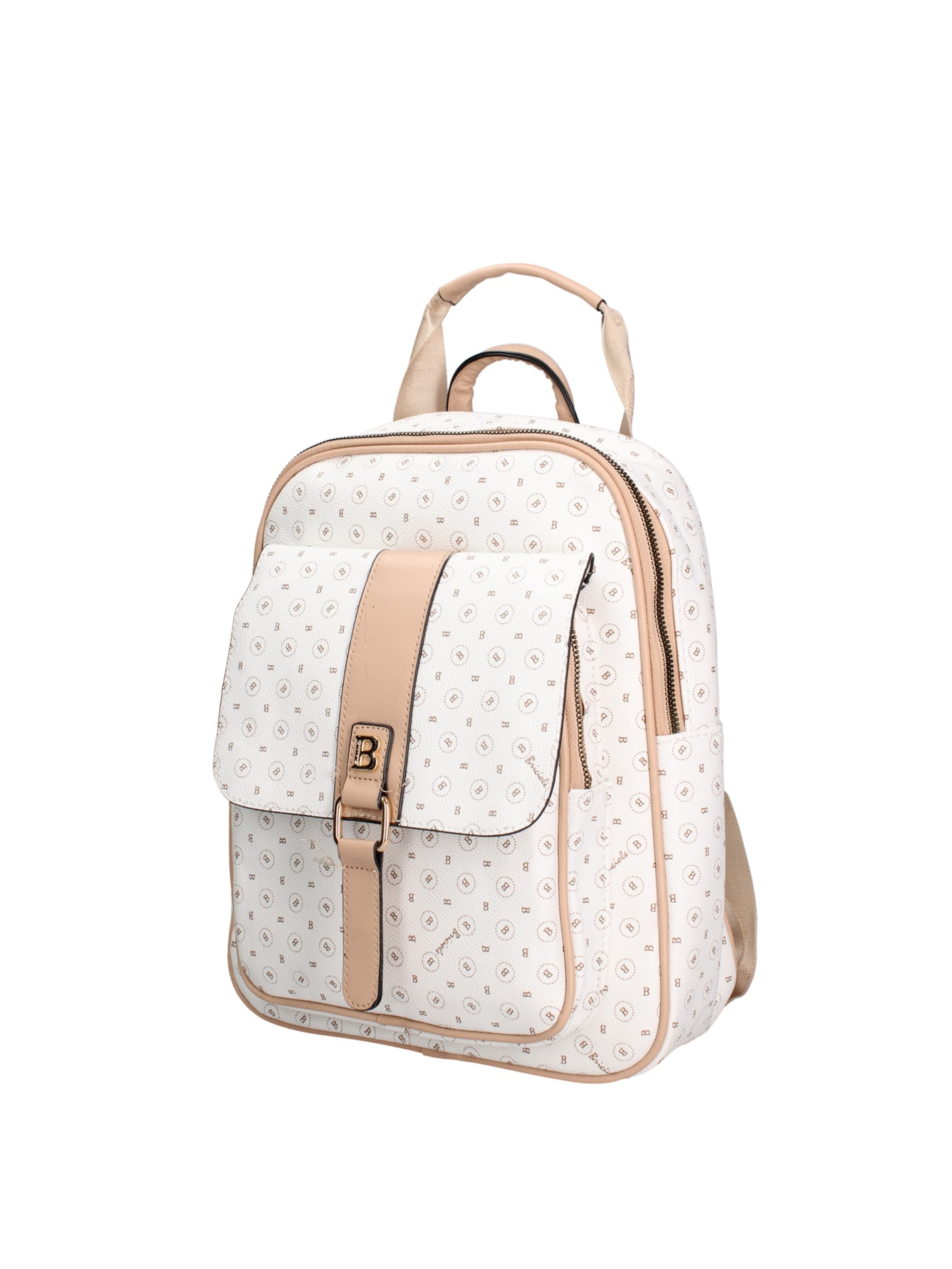 Zaino di Briciole in bianco: frontale