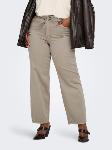 Regular Jean 'CARHilla' ONLY Carmakoma en marron : devant