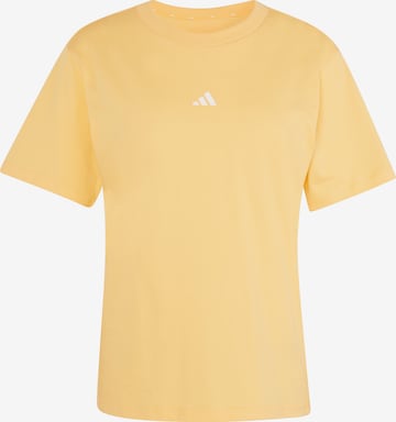 ADIDAS SPORTSWEAR Performance shirt 'Essentials' in Yellow: front