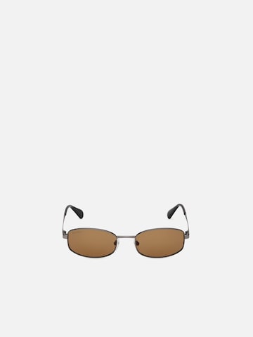MAX&Co. Zonnebril 'Max &co MO0135 Shiny pale gold 54/20/140 Women Sunglasses' in Zilver: voorkant