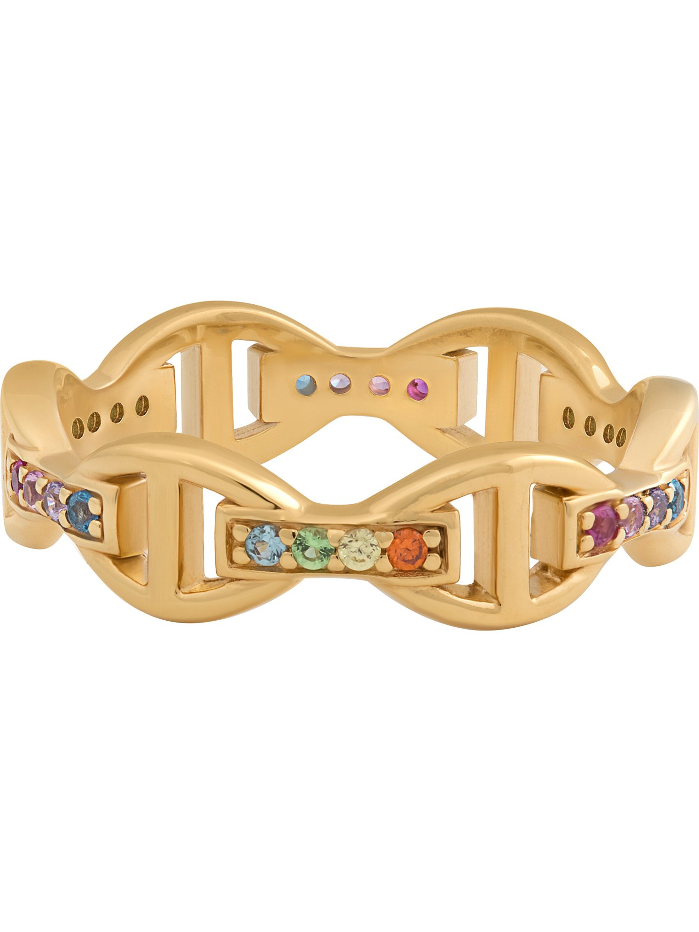 caï Ring in Gold: Vorderseite