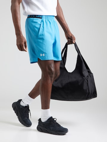 UNDER ARMOUR Regular Sports trousers in Blue: front