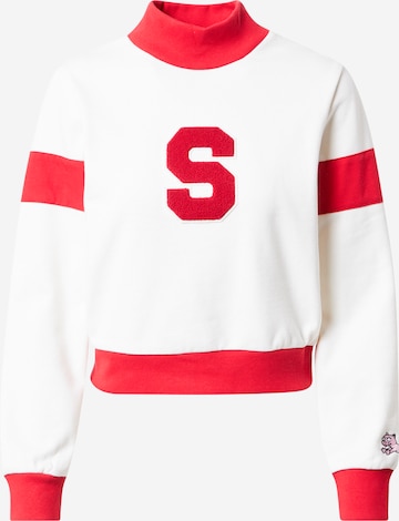 LEVI'S ® Sweatshirt 'X Simpsons Pumas Swtshrt' in Wit: voorkant