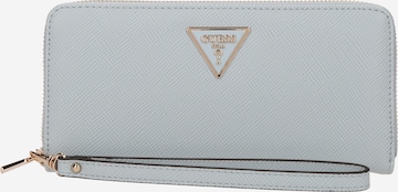 GUESS Портмоне 'LAUREL II SLG LARGE ZIP AROUND' в Синий: спереди