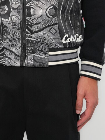 Carlo Colucci Sweatvest 'Espro' in Zwart