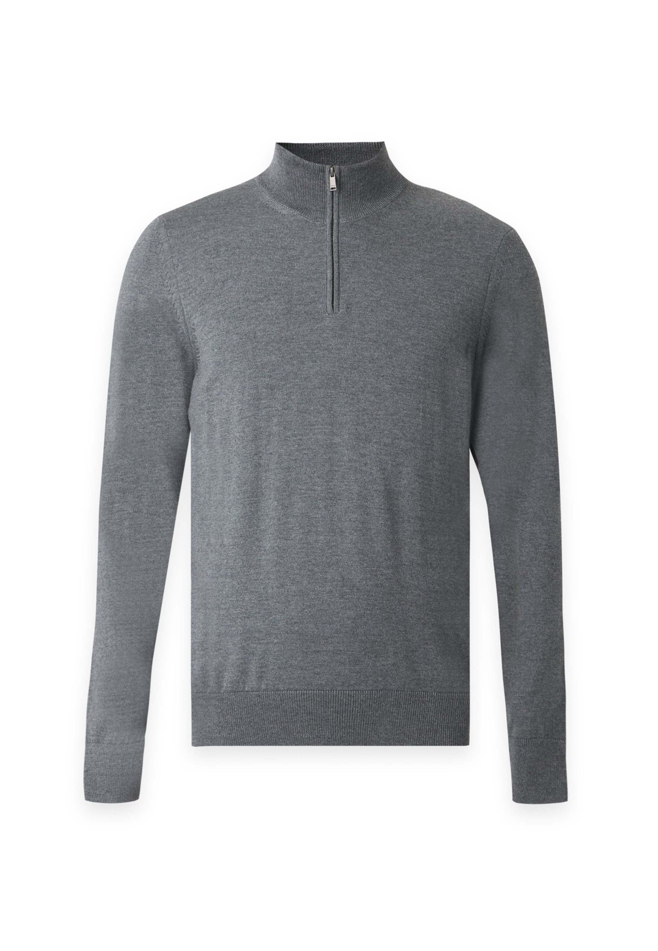 BOSS Pullover 'Ebenji' in Grau: Vorderseite