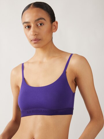 Bustier Soutien-gorge ' TOVAA' ARMEDANGELS en violet : devant