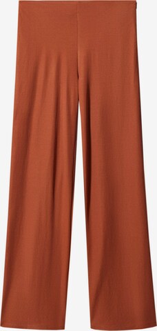 Pantalon 'DIEGO' MANGO en marron : devant