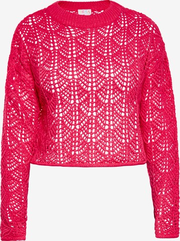 Pull-over IZIA en rose : devant