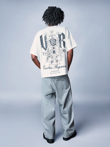 Bershka Majica | bela barva