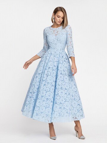 Robe de cocktail 'Vicktoria' MATSOUR’I en bleu