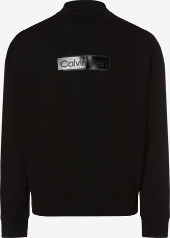 Calvin Klein Sweatshirt in Black: front