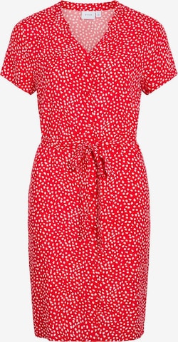 Robe VILA en rouge : devant