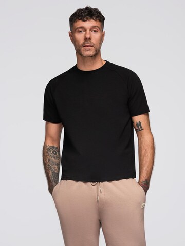 Ombre Shirt in Black: front