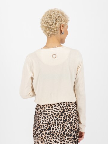 T-shirt 'LeaAK' Alife and Kickin en beige