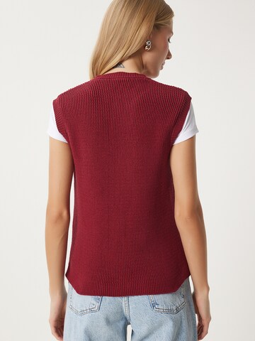 Cardigan Happiness İstanbul en rouge