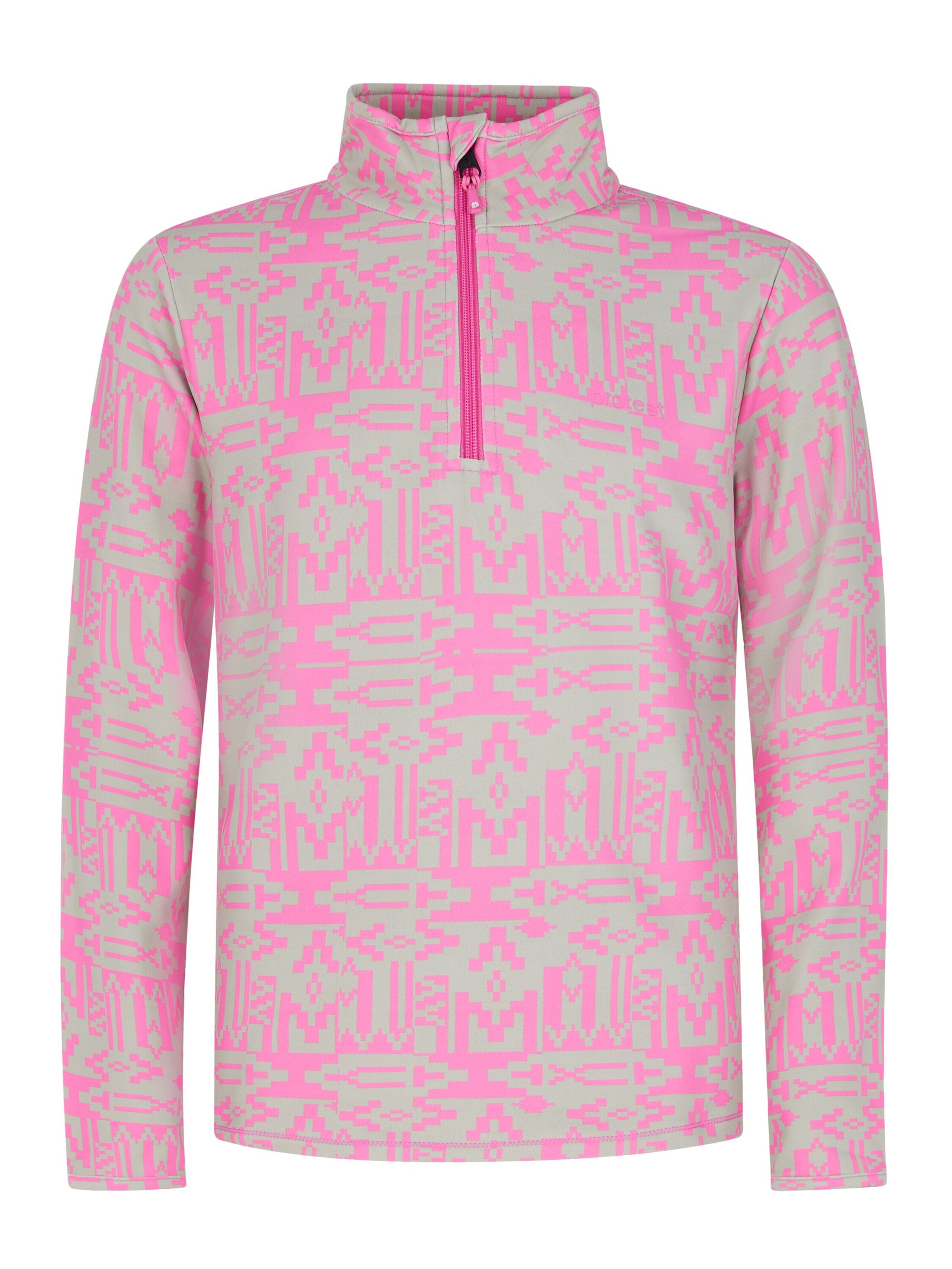 PROTEST Sportief sweatshirt 'PRTZOAK JR' in Roze: voorkant