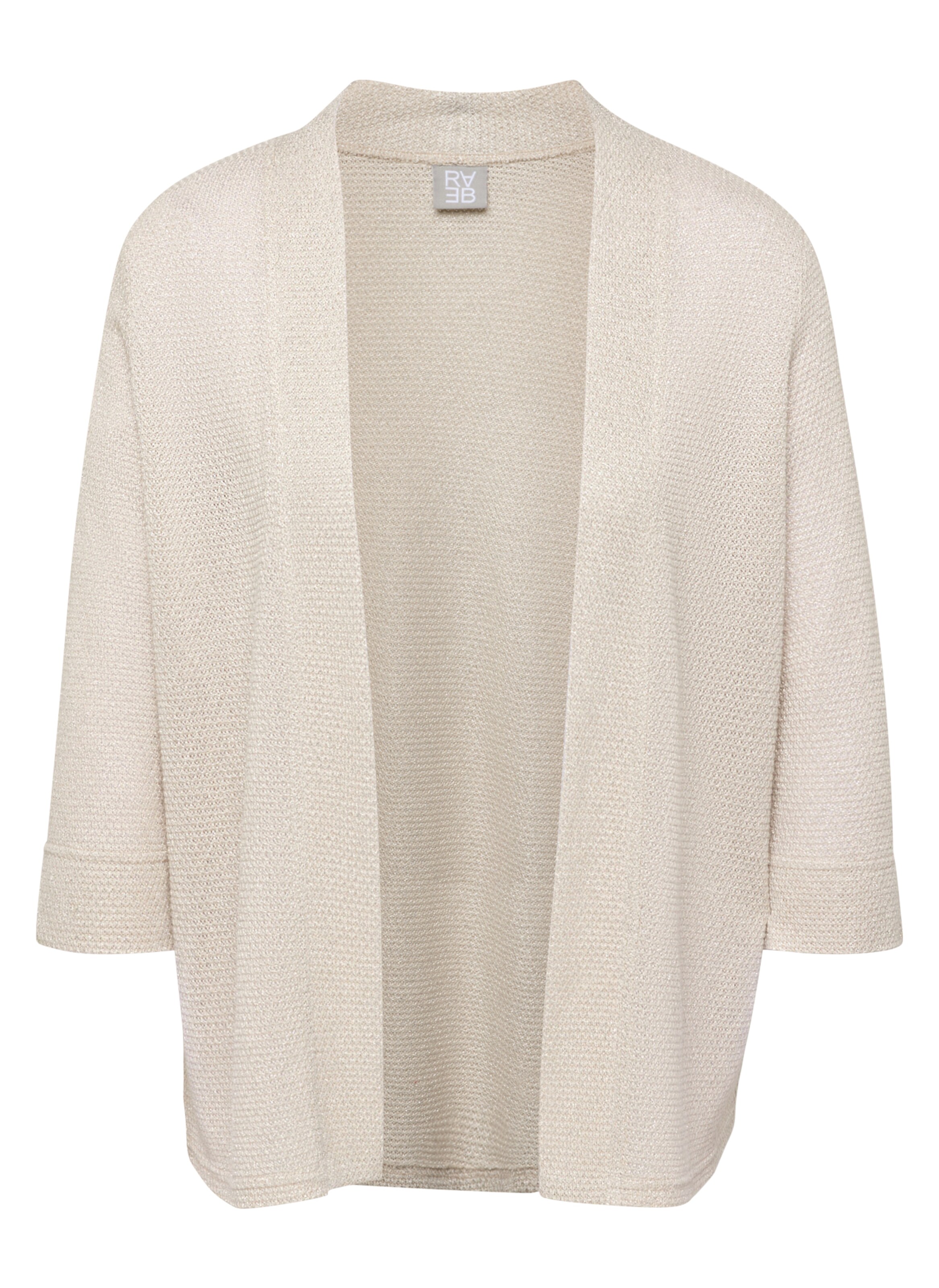 Rabe Knit Cardigan in Beige: front