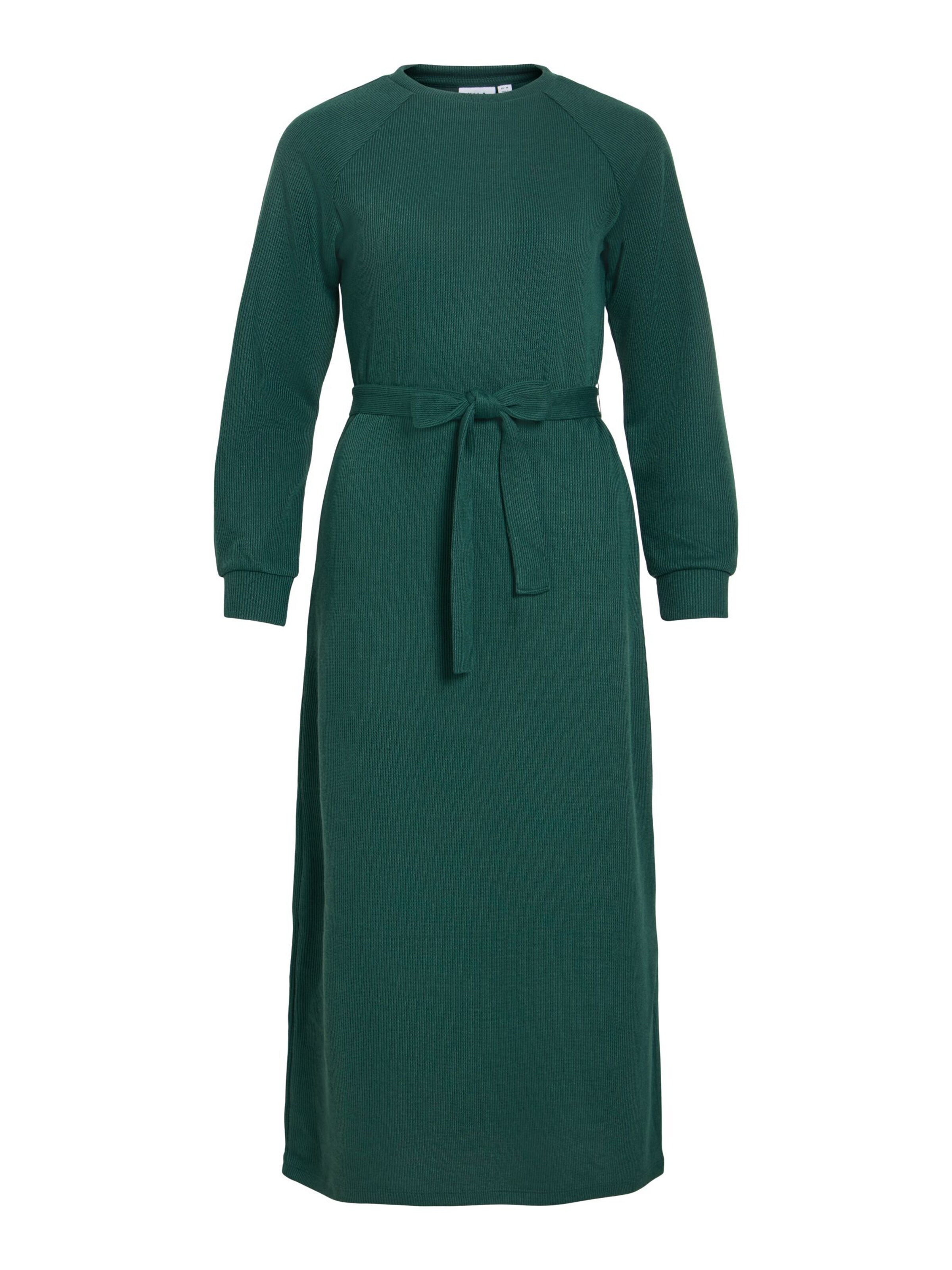 VILA Knit dress 'VIEMMY' in Green: front