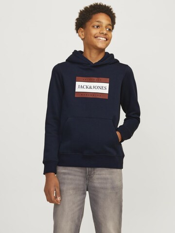 Jack & Jones Junior Sweatshirt 'JORFrederiksberg' in Blauw: voorkant