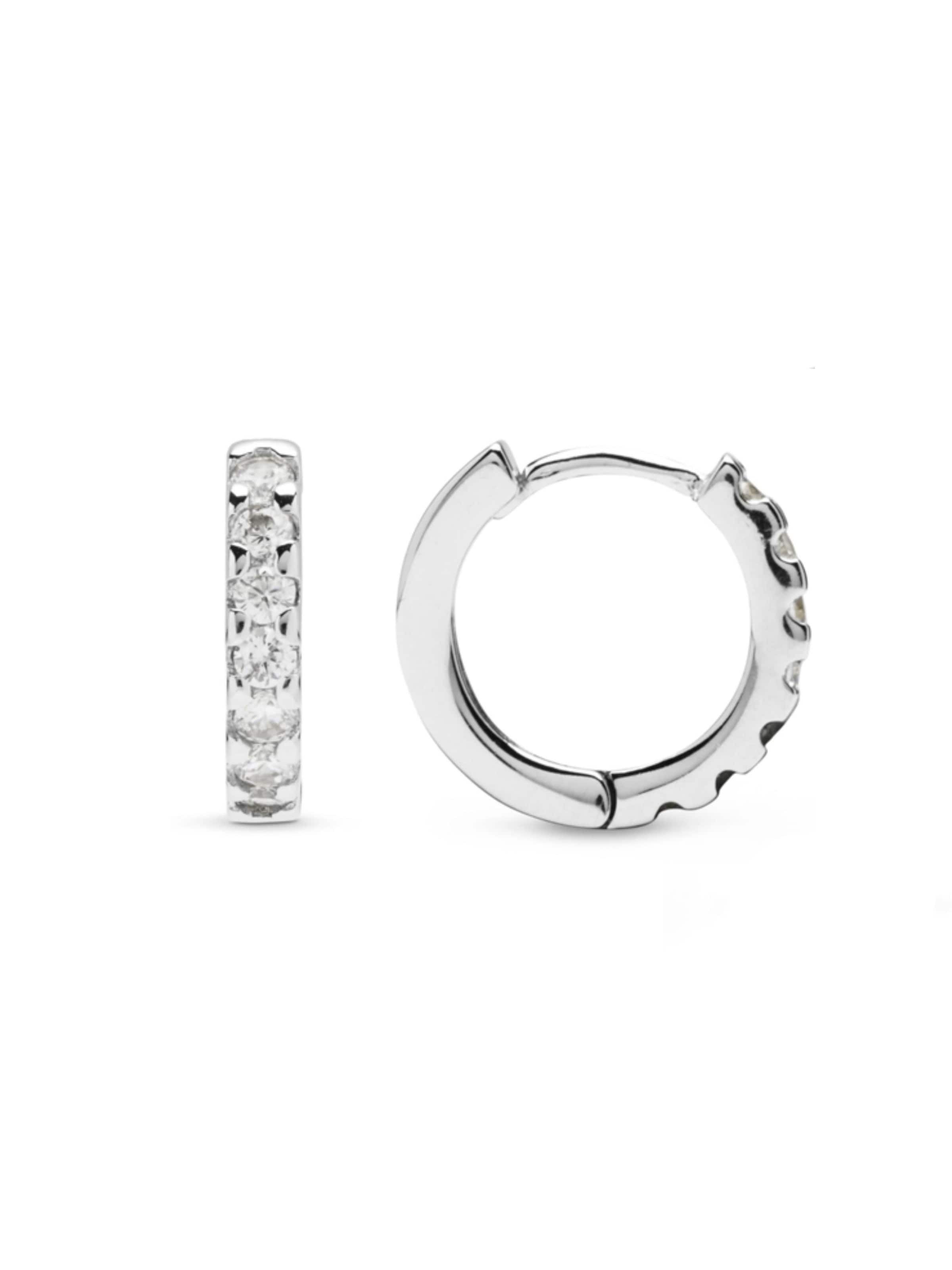 Luxenter Oorbellen 'Meri' in Zilver: voorkant