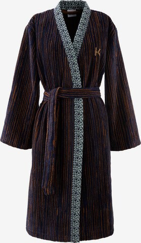 Kenzo Home Long Bathrobe in Blue: front