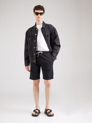 Regular Pantalon 'Brennan' INDICODE JEANS en noir