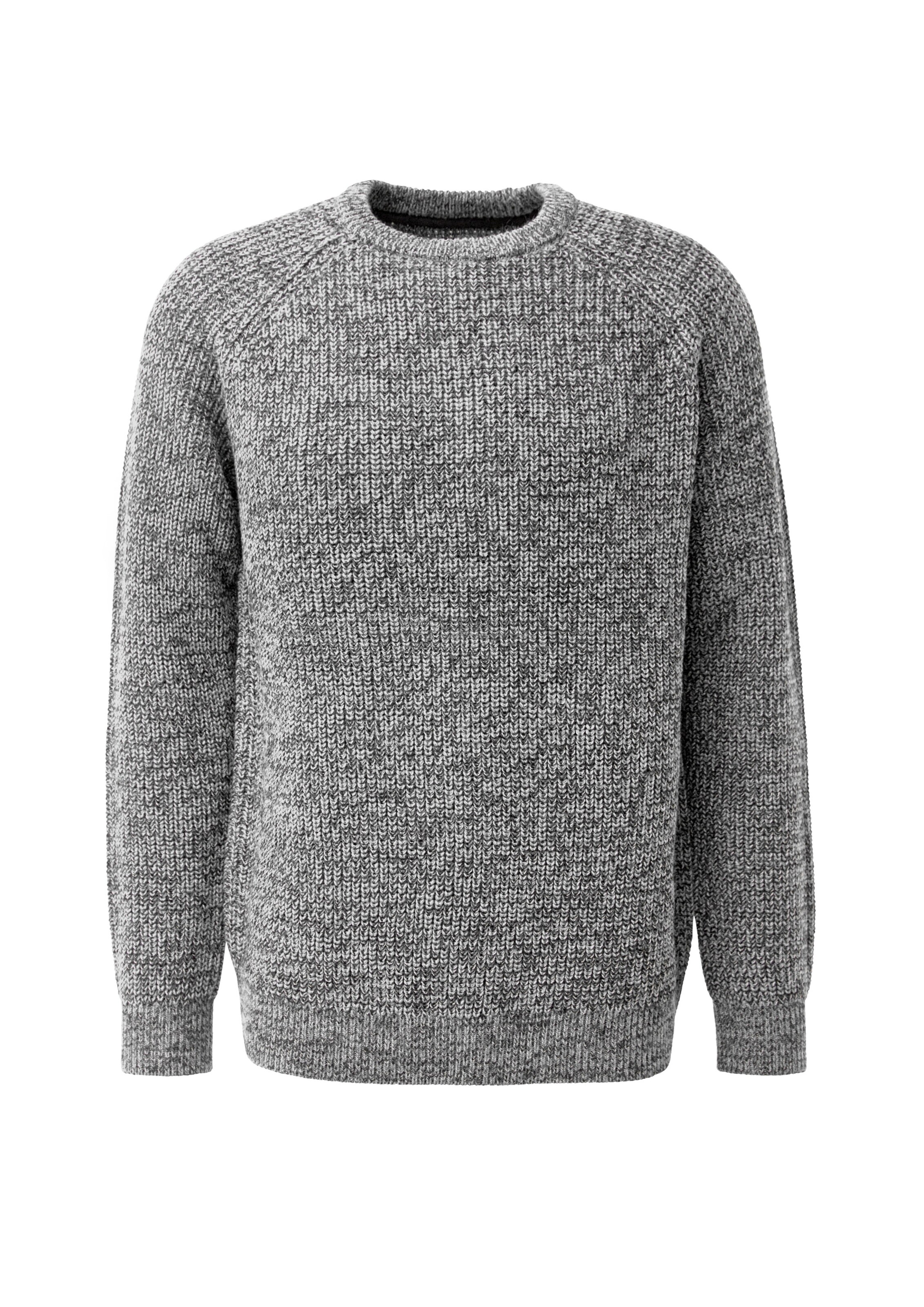 Pull-over QS en gris : devant
