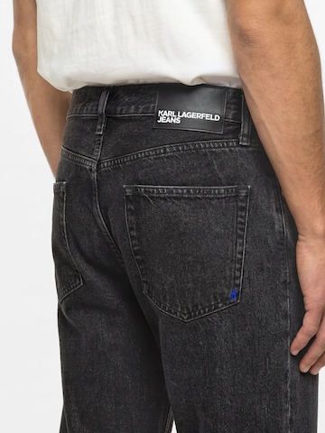 KARL LAGERFELD JEANS Tapered Farkut värissä musta
