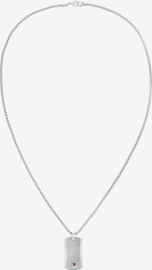 TOMMY HILFIGER Ketju 'JAMESON' värissä laivastonsininen / verenpunainen / hopea, Tuotenäkymä