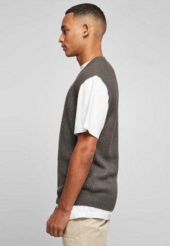Regular fit Canottiera ' Knit Slipover ' di Urban Classics in grigio