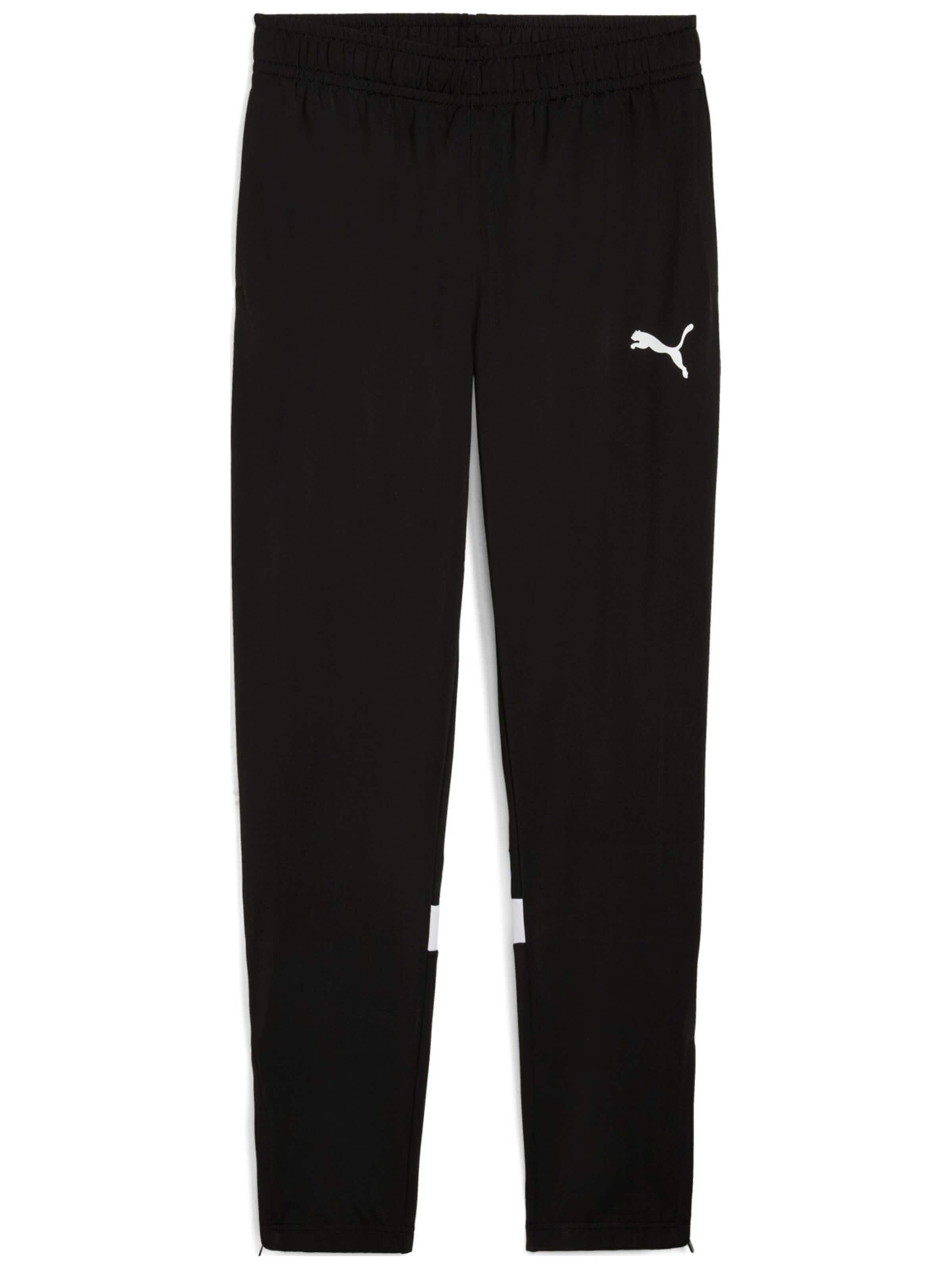 PUMA - regular Pantalón deportivo en negro: frente