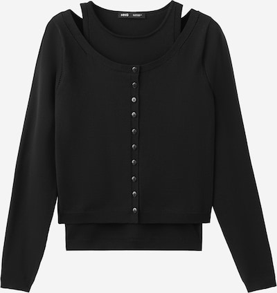 MANGO Neuletakki 'Linette' värissä musta, Tuotenäkymä