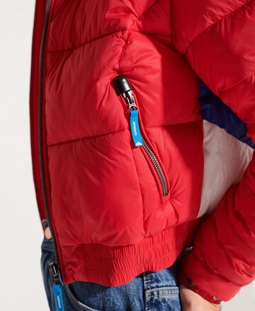 Superdry Between-Season Jacket 'Fuji' in Red